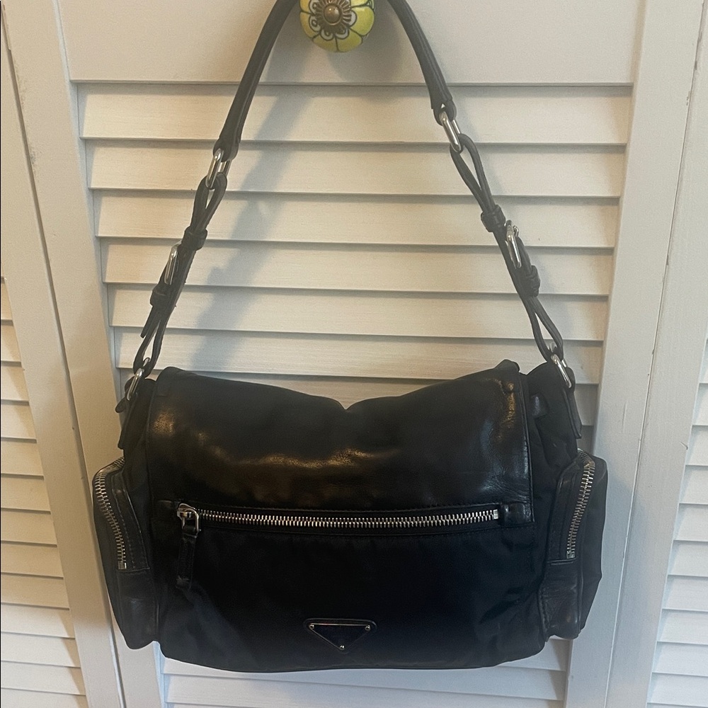 Prada Tessito Authentic shoulder bag Black - Picture 3 of 7